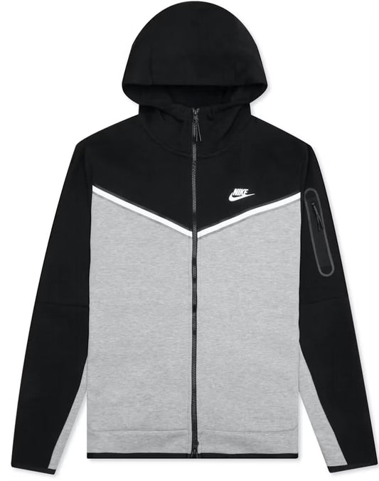 Nike Tech Sportswear Men's Tech Fleece Full Zip Black/Gray set