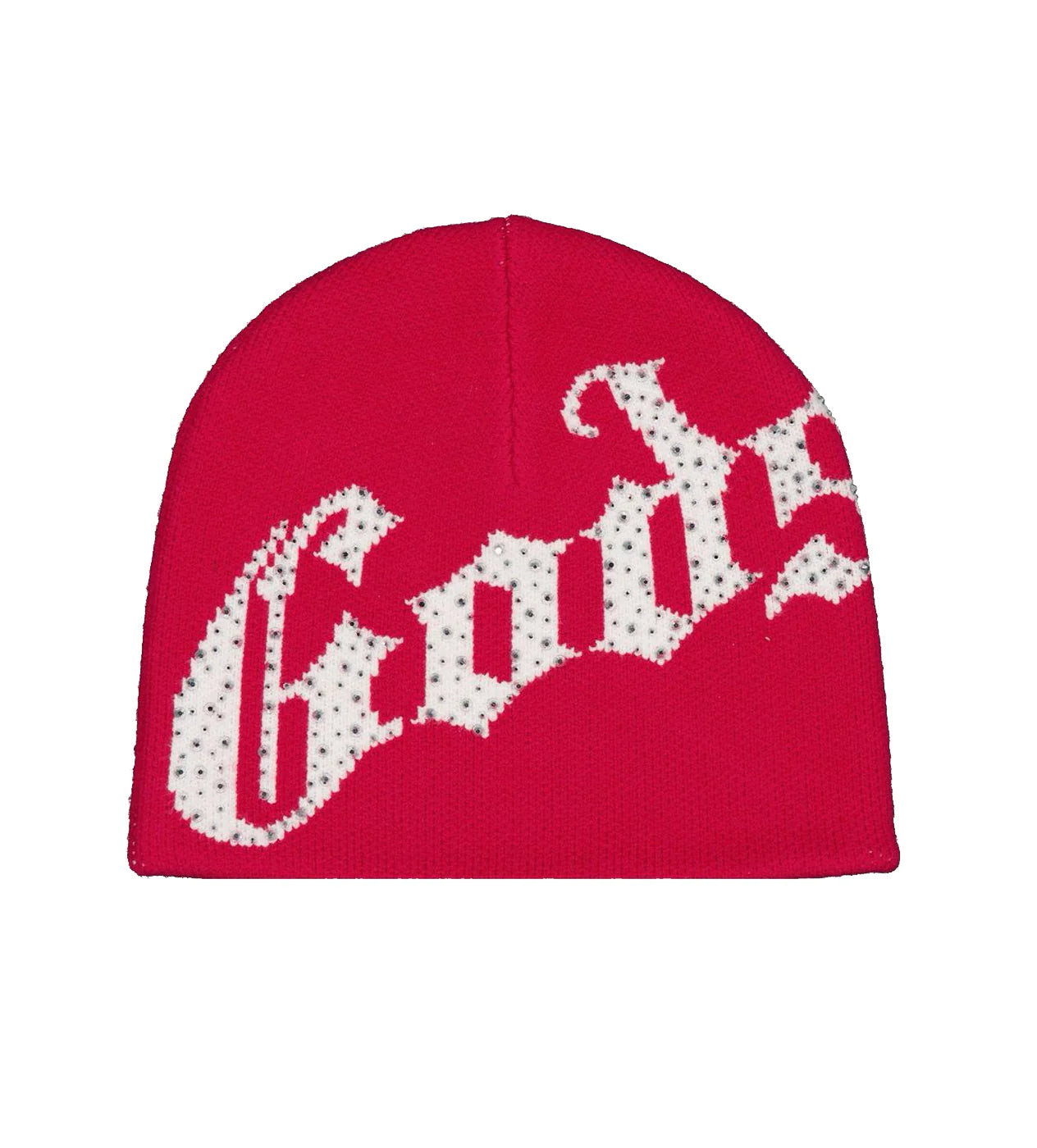 Godspeed OG Logo Studded Beanie (Red/White)