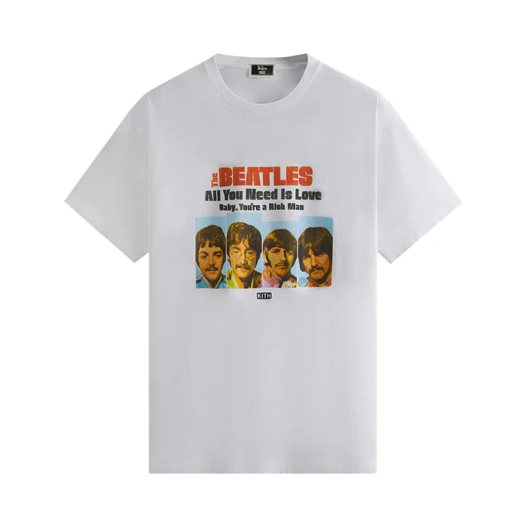 Kith Beatles All You Need Is Love Vintage Tee White