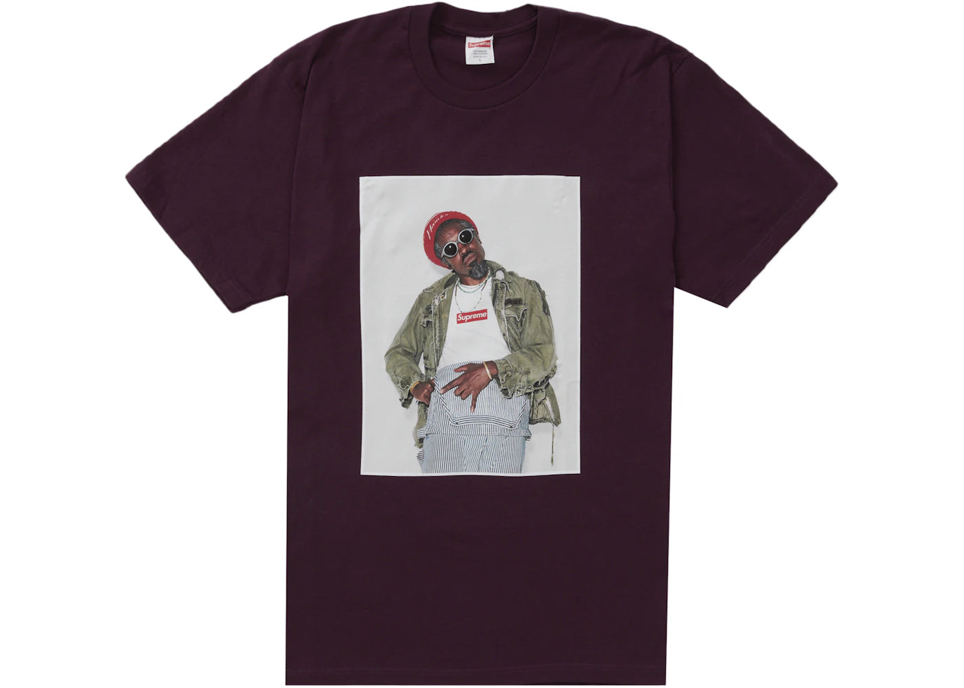 Supreme André 3000 Tee (Eggplant)