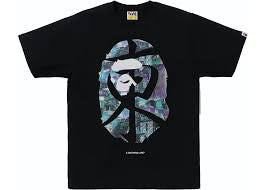 BAPE Neon Tokyo Tee Black