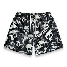 Bravest Studios Black Skully Shorts