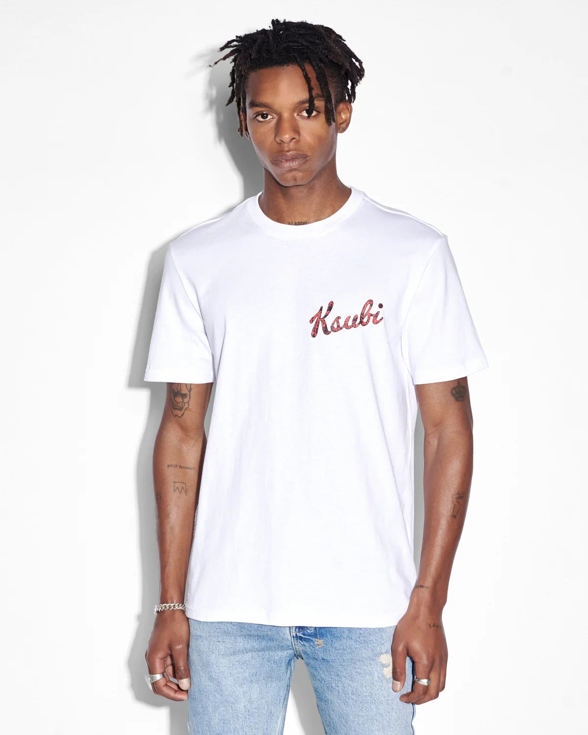 Ksubi Autograph Kash SS Tee Space (White)