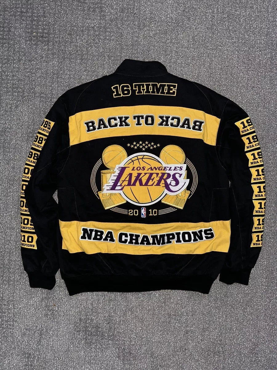 Lakers Varsity Jacket 16 Time NBA Champions 2010