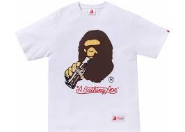 BAPE x Coca-Cola Ape Head Tee White