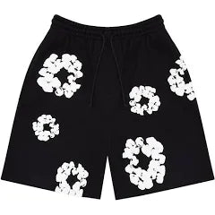 Denim Tears The Cotton Wreath Shorts(Black)