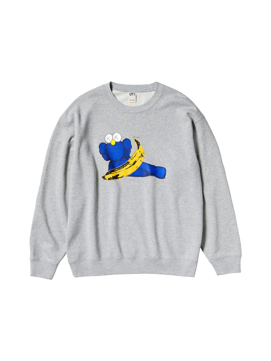 KAWS x Uniqlo Warhol Grey Sweatshirt