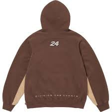 Supreme Division Hooded Sweatshirt Brown