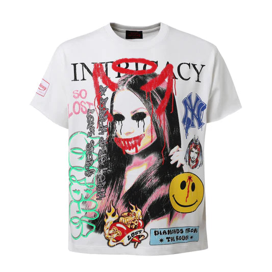 Lost Intricacy Front Page Mag T-shirt (White)