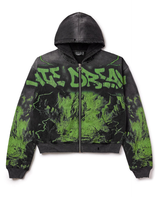 Vale Forever Nightmare Zip Up Hoodie (Black)