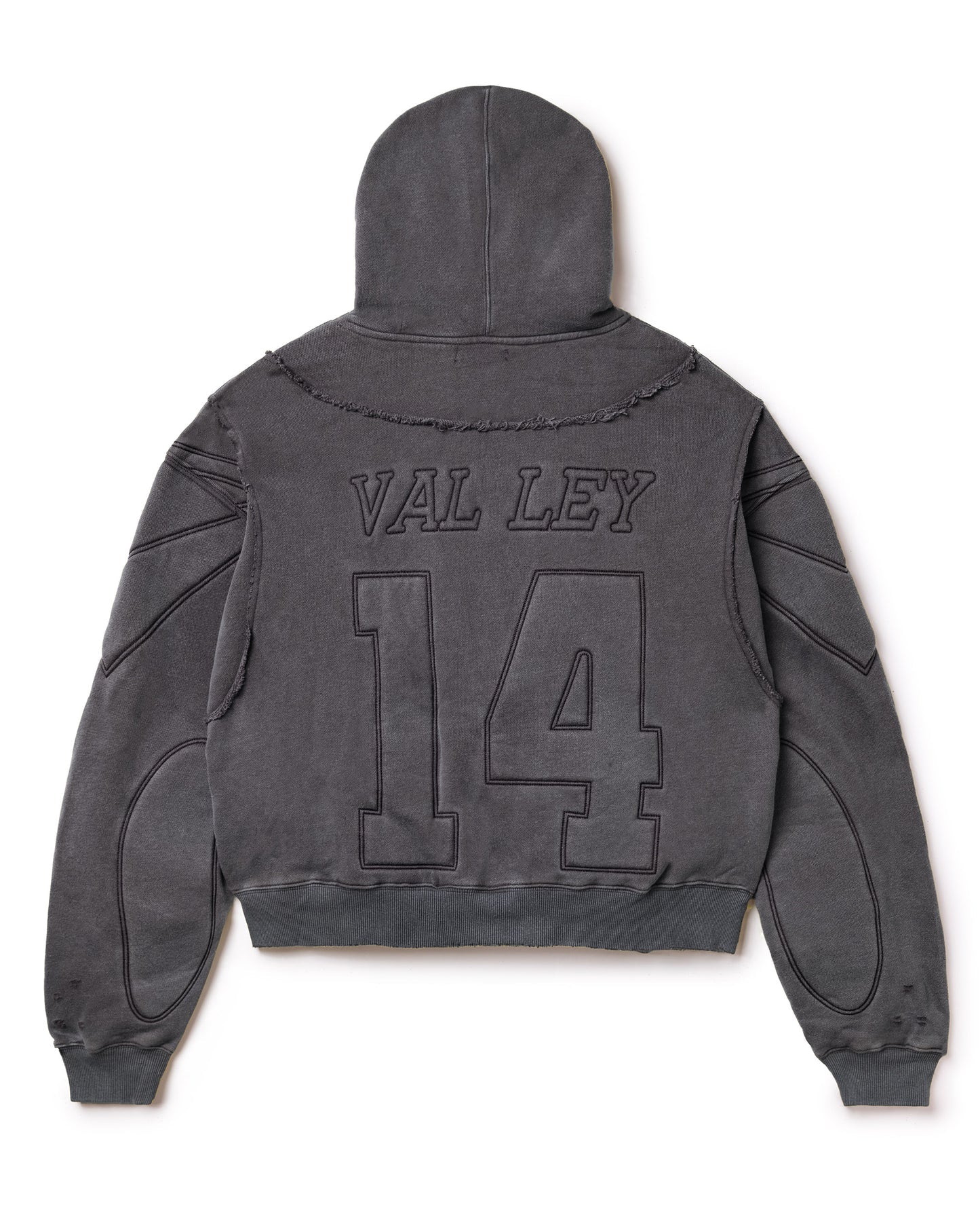 Vale Black Armor Zip Up Hoodie