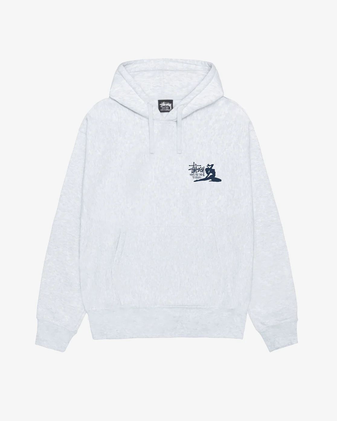 Stussy Relaxed Hoodie Ash Heather