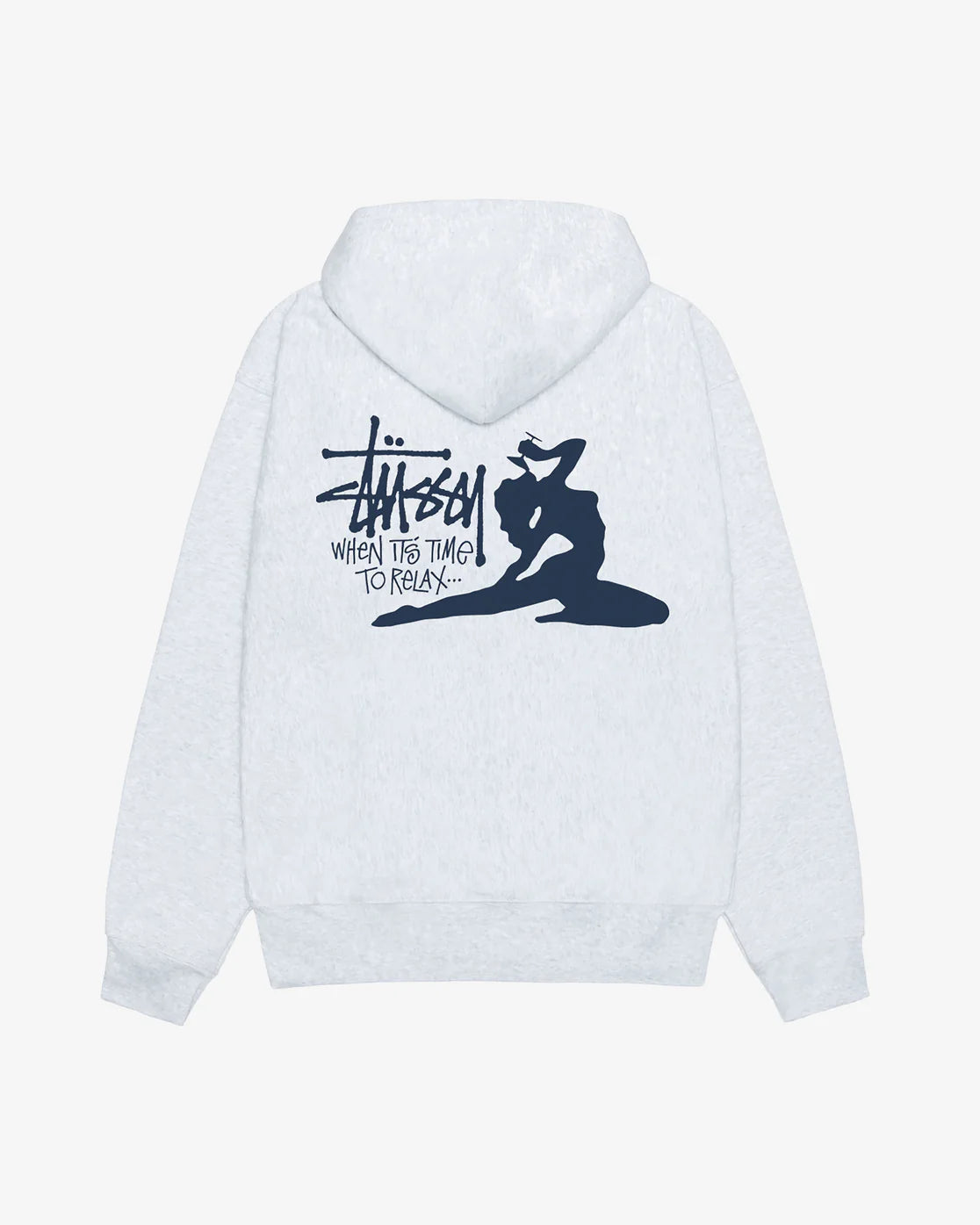 Stussy Relaxed Hoodie Ash Heather