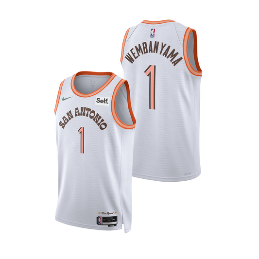 San Antonio Spurs Men's Nike 2023-2024 City Edition Victor Wembanyama Swingman Jersey