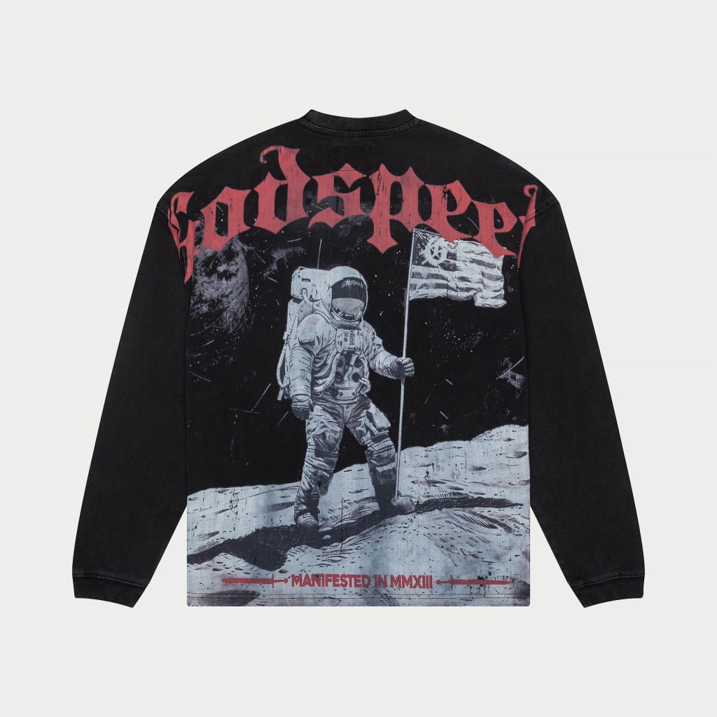 Godspeed Apollo 11 Long Sleeve (Black)