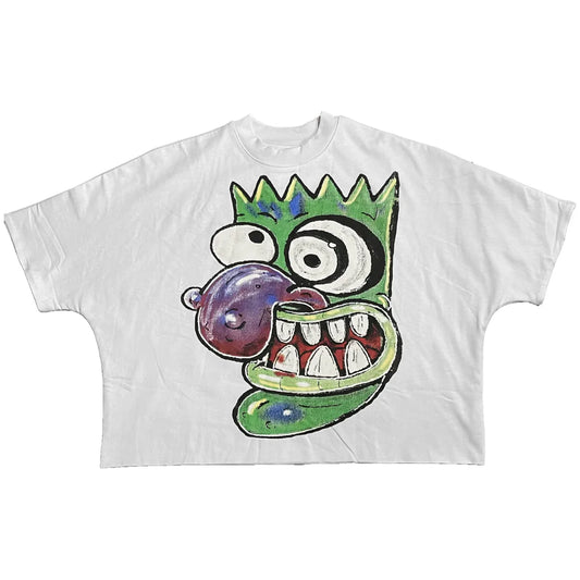 Billionaire Studios Hypno Eggplant Tee(White)