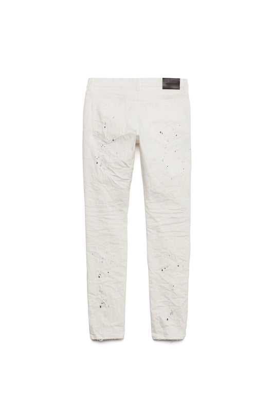 Purple Jeans Optic White Paint Blowout