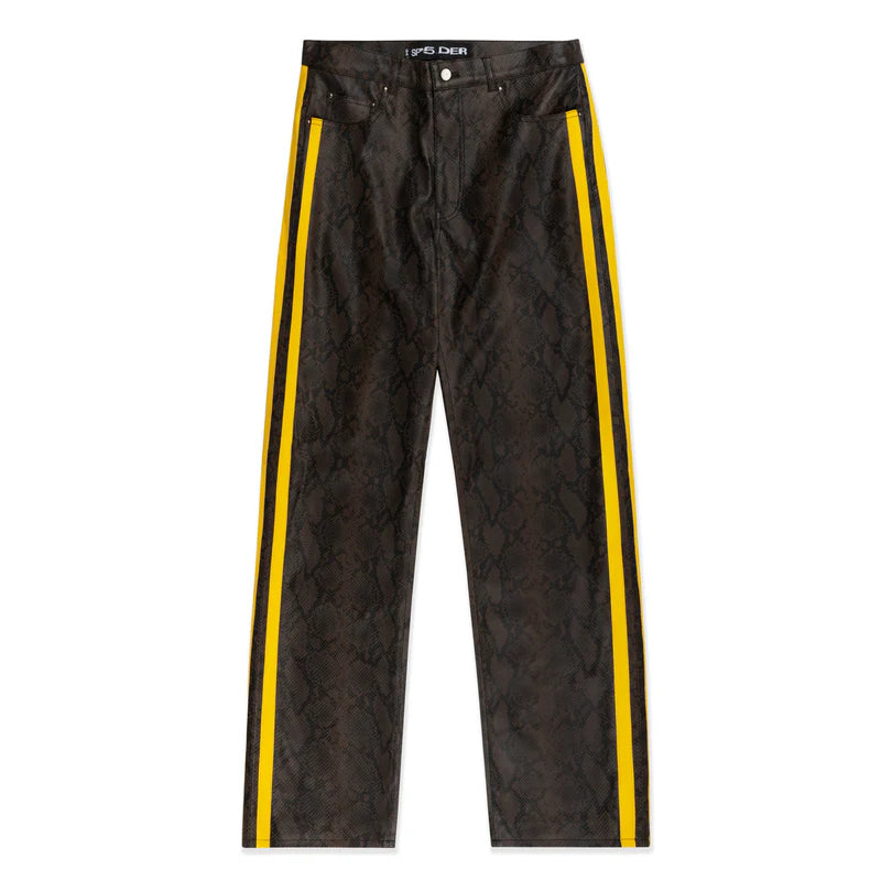 Sp5der Snake Leather Pants