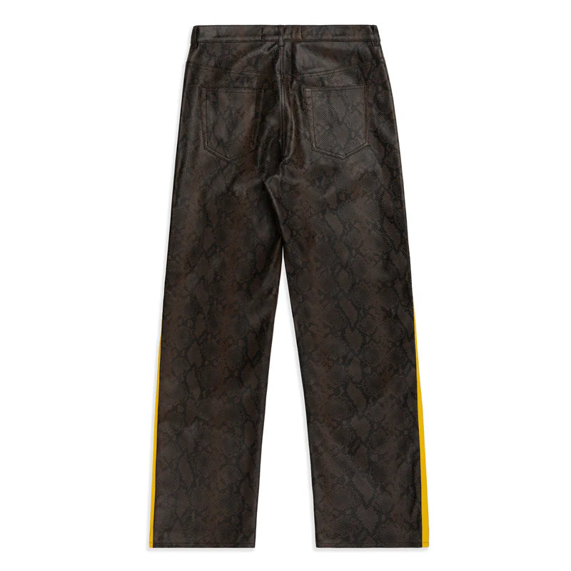 Sp5der Snake Leather Pants