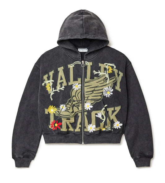 Vale Midnight Garden Zip Up Hoodie