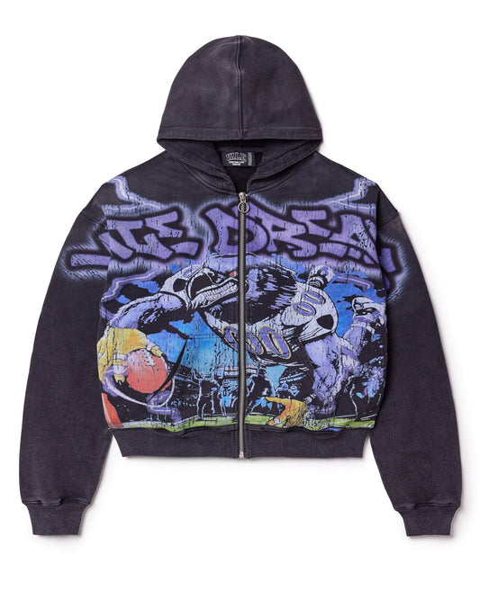 Vale Raven Zip Up Hoodie