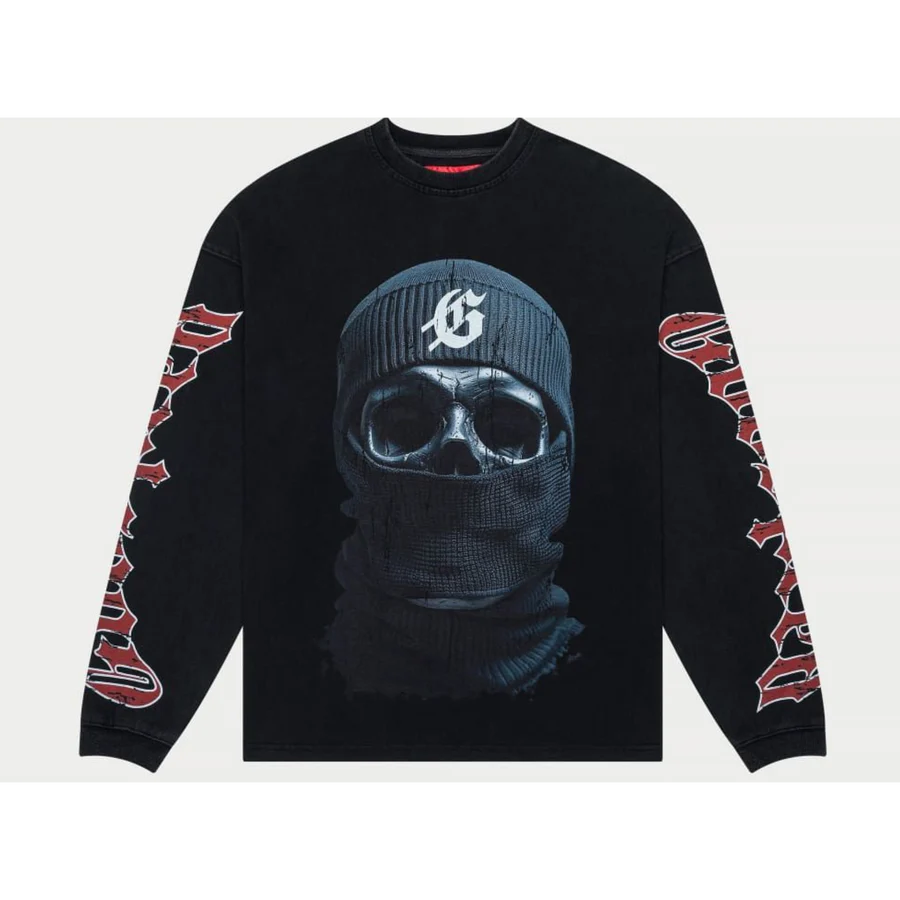 Godspeed Balaclava Szn LS T-Shirt (Black Wash)