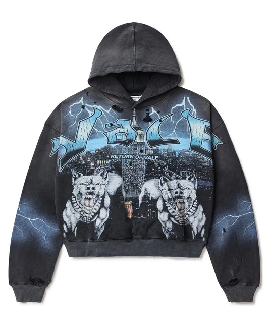 Vale Forever Valley Dreams The Dogs Pullover Hoodie Black