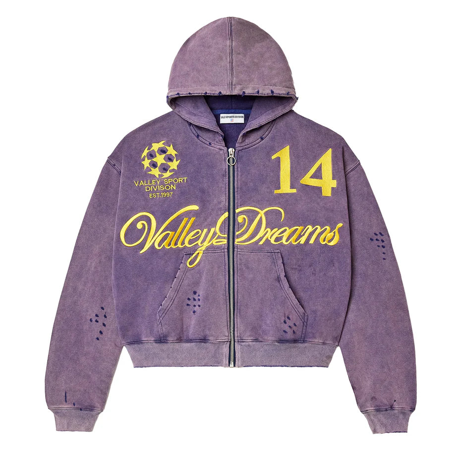 Vale Forever 14 Zip Up Hoodie Purple