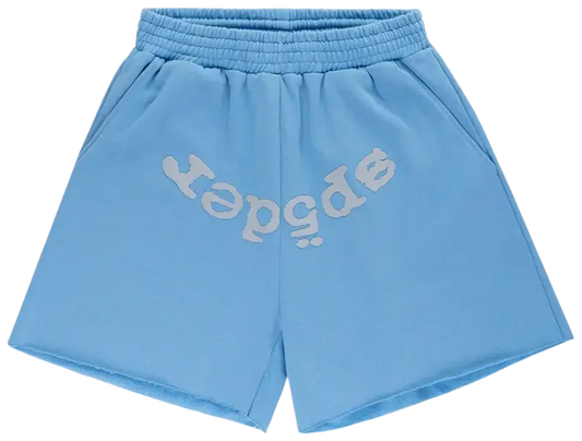 Sp5der OG Web V2 Sweatshort 'Dusty Blue'