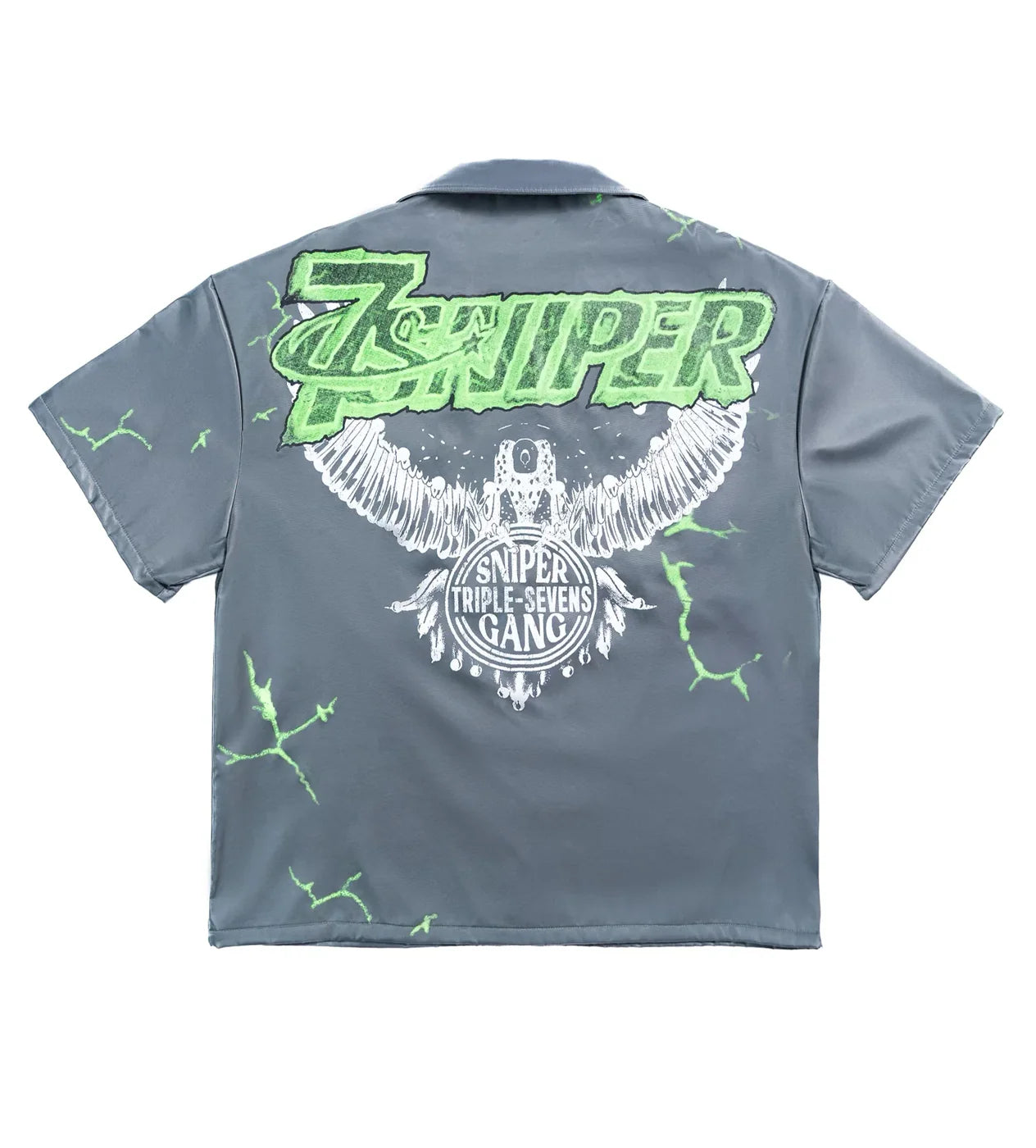 Triple 7s 7Sniper Button Up Shirt and Short Set