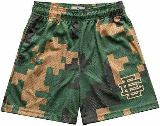 Eric Emanuel EE Basic Short Mesh Digital-Camo Green