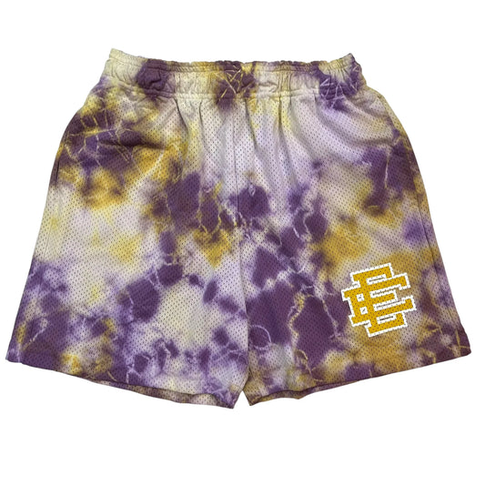 Eric Emanuel EE Basic Short Lakers Colors Yellow Tiedye