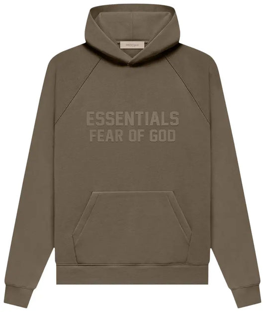 Fear Of God Essentials Hoodie Wood