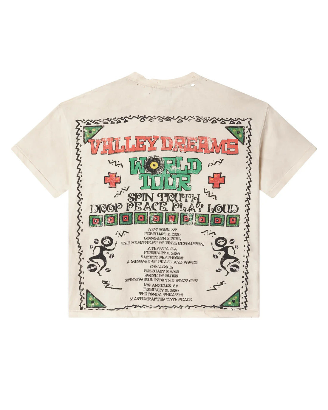 Vale Forever Chaos Bling Tee Beige