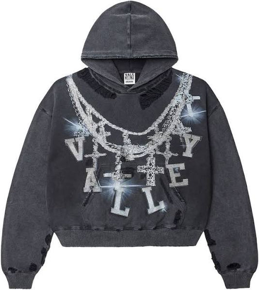 Vale Forever Bling Big Chain Sweater (Black)