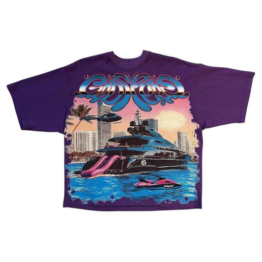 Godspeed Miami Exclusive Yacht T-Shirt Grape