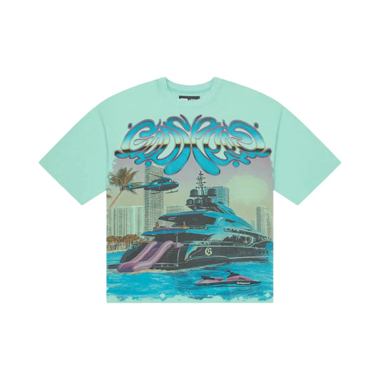 Godspeed Miami Exclusive Yacht T-Shirt Teal