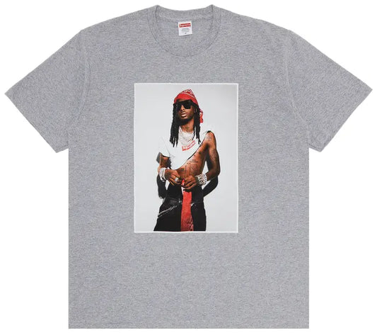 Supreme Playboi Carti Tee ‘Heather Grey’