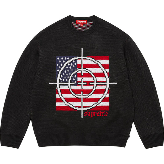 Supreme Target Sweater Black