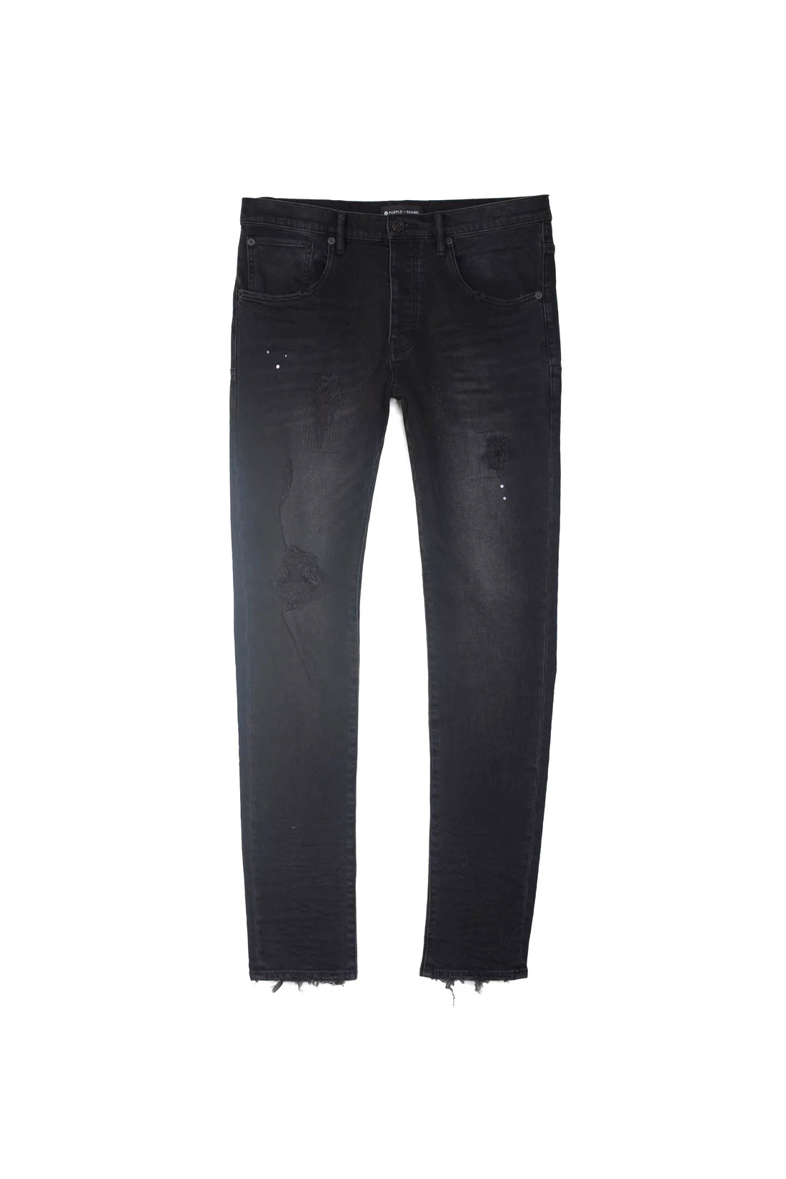 Purple Jean Resin Repair Mid Rise Slim (Black)