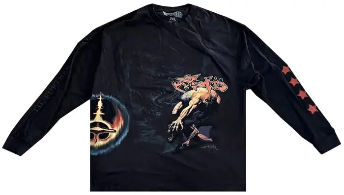 Cactus Jack Travis Scott Utopia Circus Maximus Sound Long Sleeve Tee “Black”