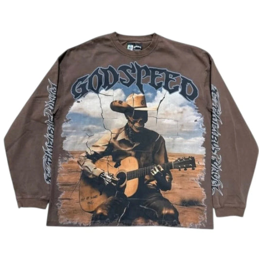 Godspeed Virtuoso LS T-Shirt Brown