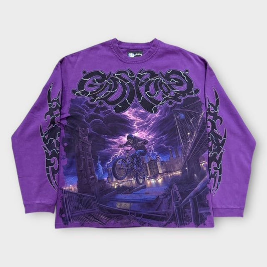 Godspeed B.M.X. LS T-Shirt Grape