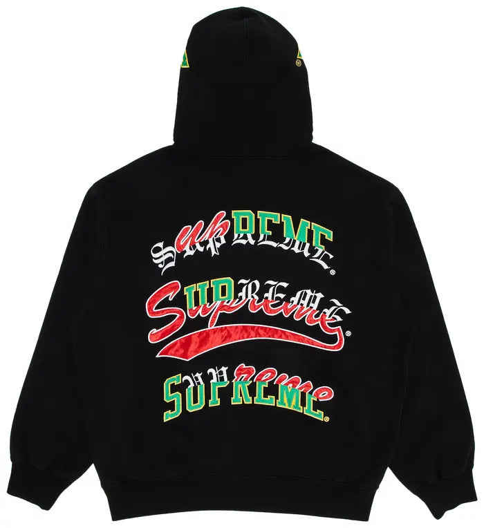 Supreme Multi Logos Hooded Sweatshirt 'Black'