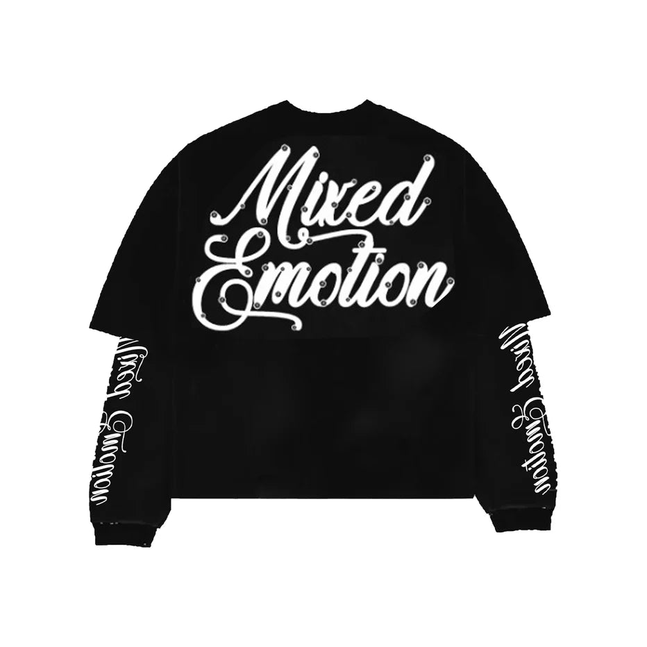 Mixed Emotion Black “Blur” Thermal Long Sleeve