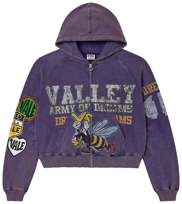 Vale Forever Army Zip Up 'Purple'