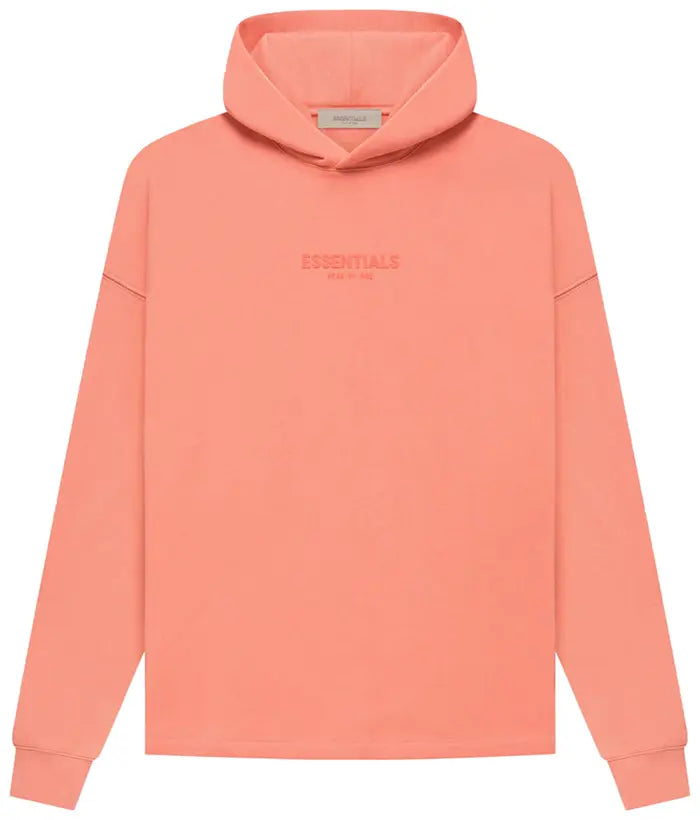 Fear of God Essentials Relaxed Hoodie 'Coral'