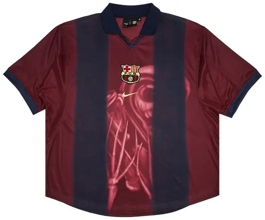 Nike FC Barcelona x Cactus Jack Retro 2000/01 Home Skeleton Jersey 'Red/Blue'