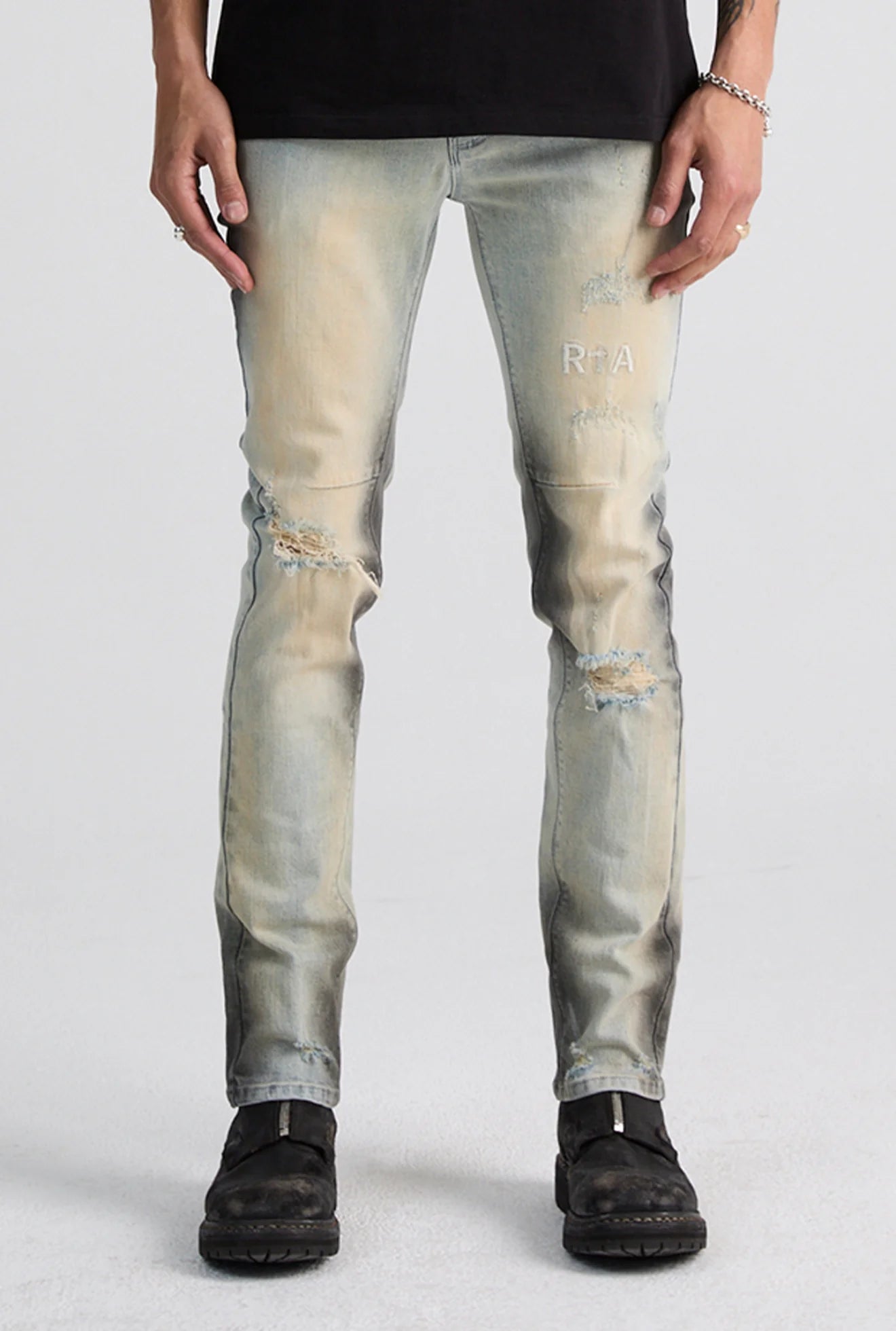 RTA Jeans Clayton Stormy Desert Blue