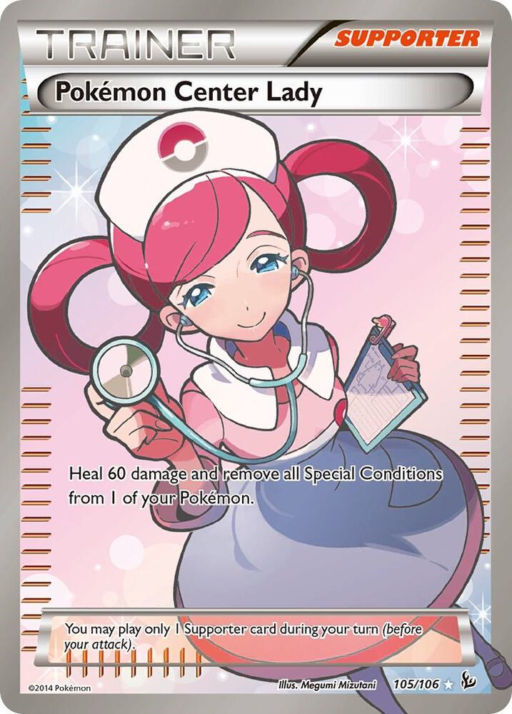 Pokémon Center Lady Full Art 105/106